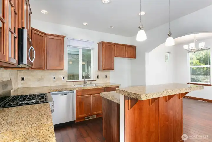 Additional eating space in kitchen!