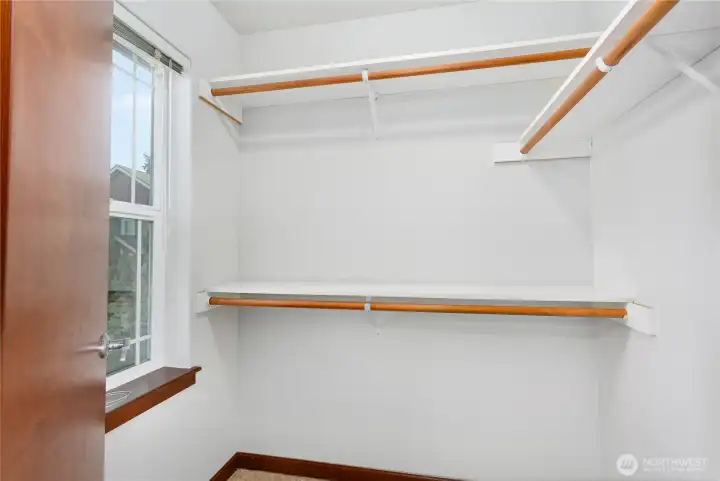All bedrooms have large walk-in closets!