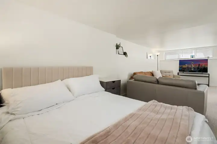 Studio - Easily separate living and sleeping quarters Studio - Easily separate living and sleeping quarters