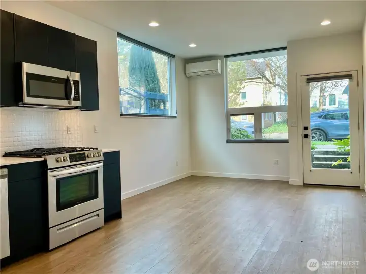 Main floor great room and kitchen Main floor great room and kitchen