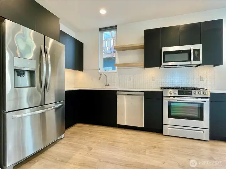 Main floor great room and kitchen Main floor great room and kitchen