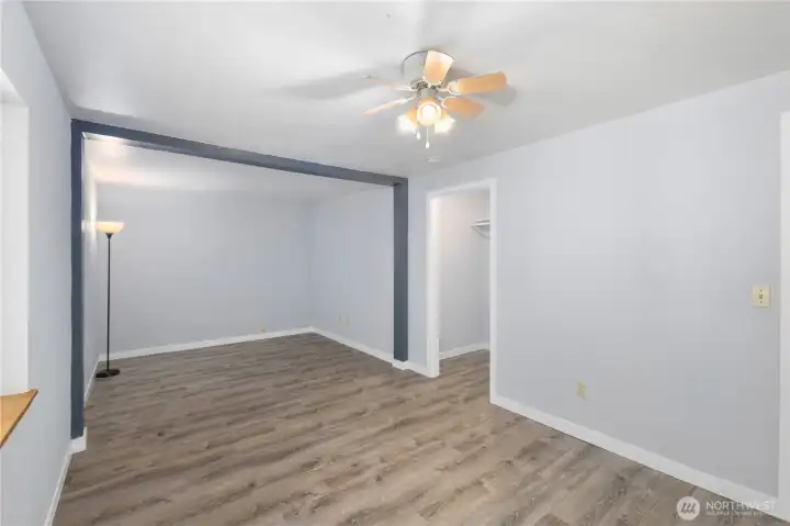 2nd long bedroom.  Could be bedroom with a large sitting room