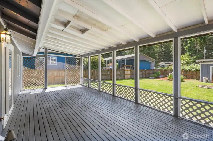 This patio is huge!