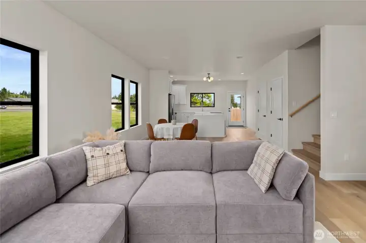 Opening living room