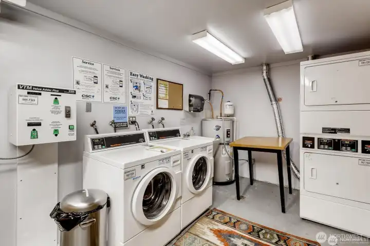 Community laundry facilities