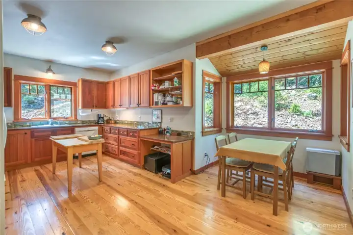 Custom mahogany cabinets, copper counter tops and ceramic tile back splash. Custom mahogany cabinets, copper counter tops and ceramic tile back splash.