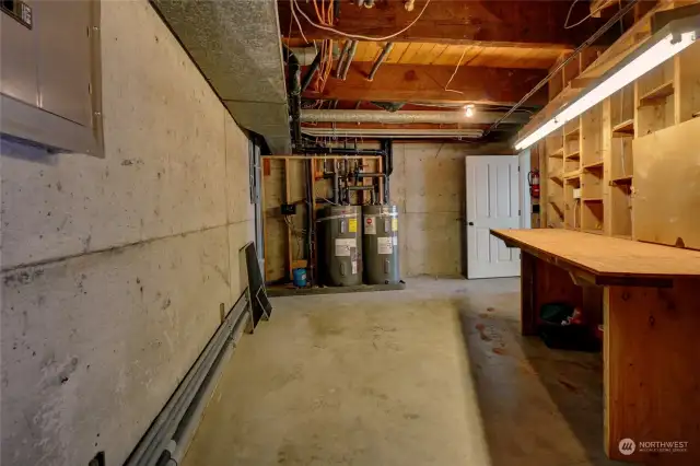 Basement storage area