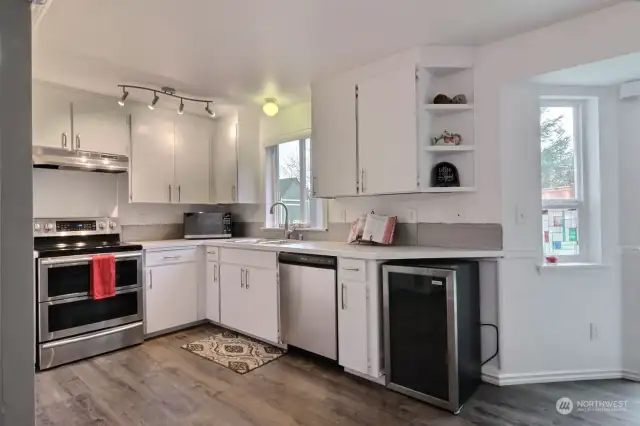 New counter top in kitchen