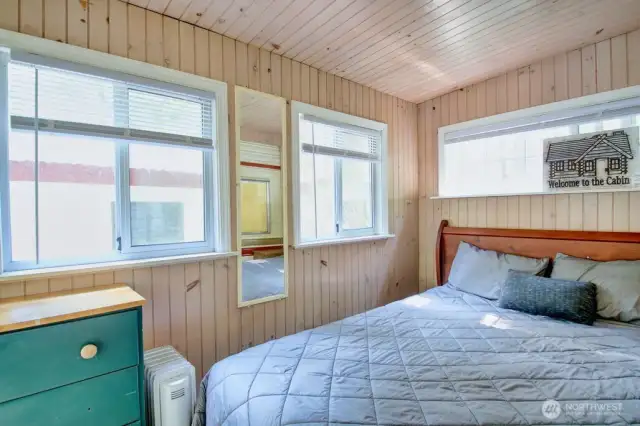 Room with lots of natural light