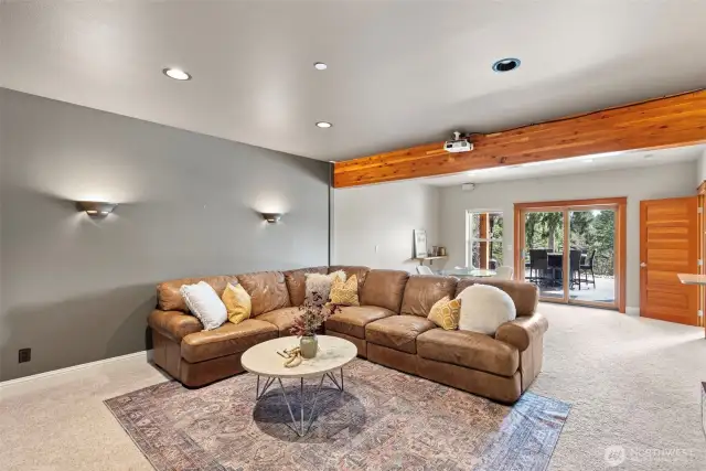 Great Theatre room for all the game nights and movies here