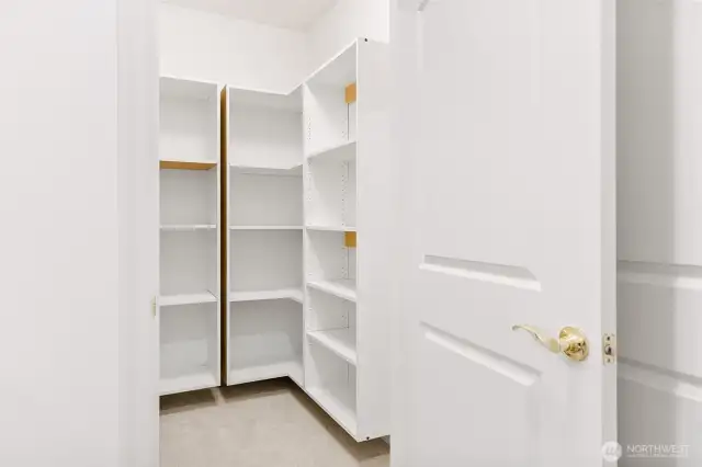 Front entry closet offers tons of storage.
