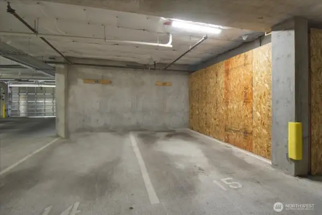 Parking Spot #15  Storage Unit to the right