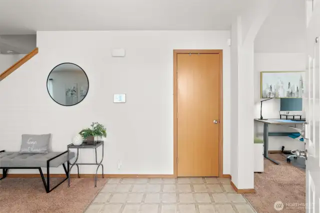 Large, open entryway