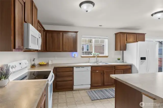 Another view of the kitchen