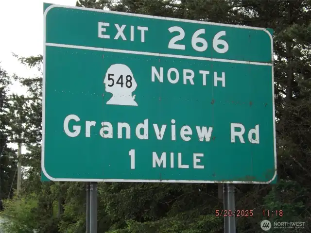 I-5 Exit Sign