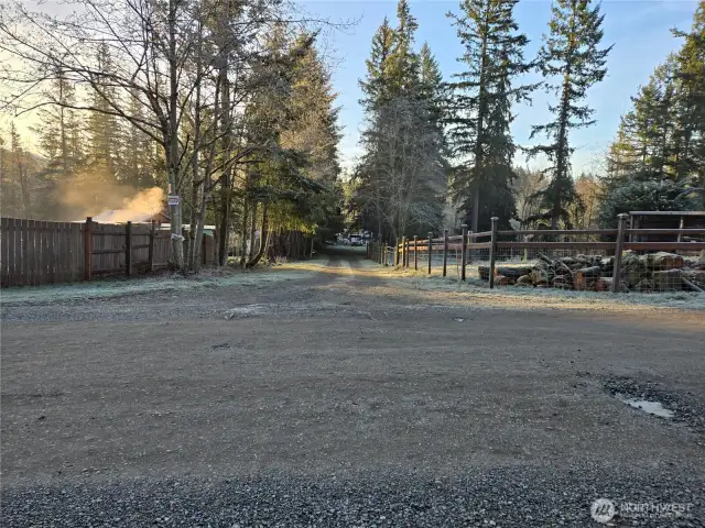 Driveway easement into home