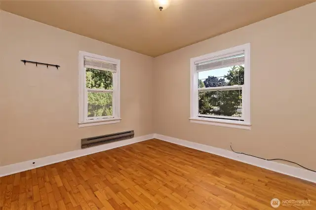 Bedroom one at the front of the house.