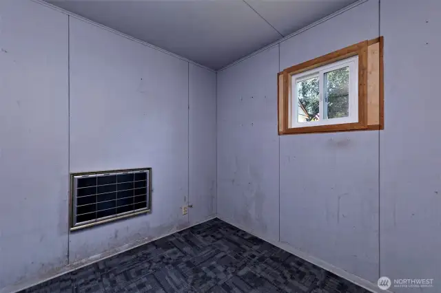 Bonus room in the garage.