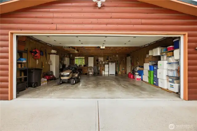 Two car garage well over 500sf provides additional storage...everyone needs storage...Right?
