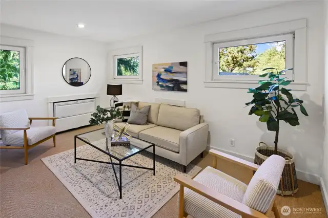 Bonus room upstairs - could be additional office or flex space