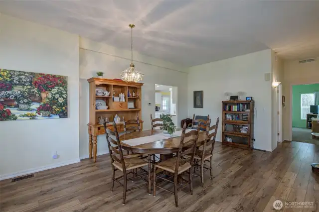 Formal Dining Room is located in the heart of the home!