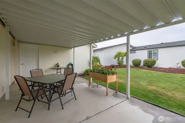 Entertaining is a pleasure in this outdoor space designed to be enjoyed in every season!