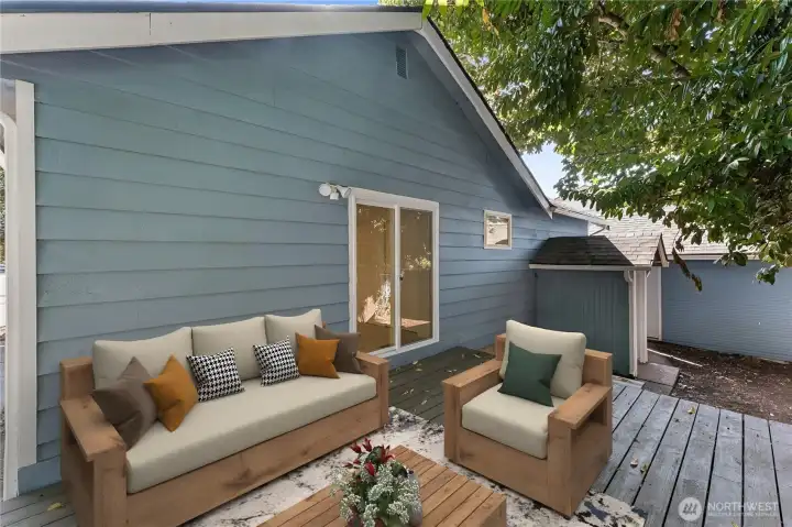 Deck concepts virtually staged