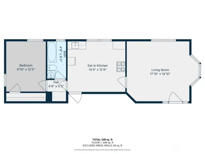 Unit 1 - One bedroom