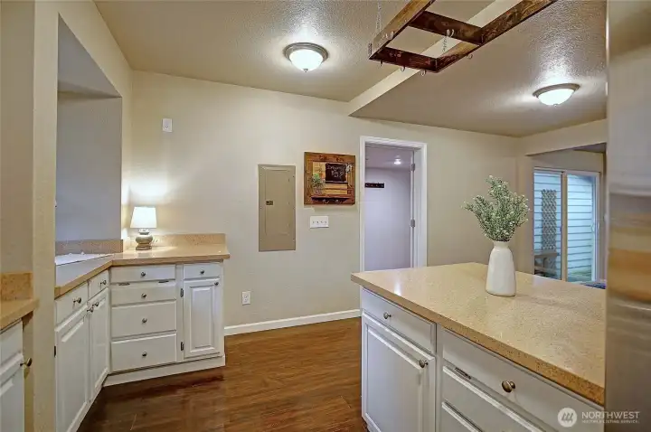 Kitchen with eating space