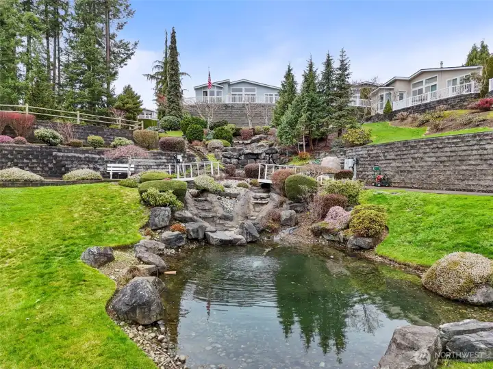 Water Features  right behind the home.