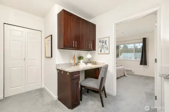 Cozy Desk Nook perfect for working from home!