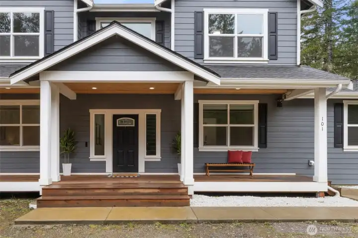 Picture perfect front porch