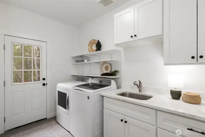 Utility room with great storage