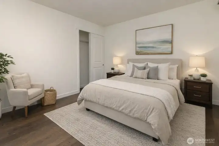 Virtually Staged third bedroom