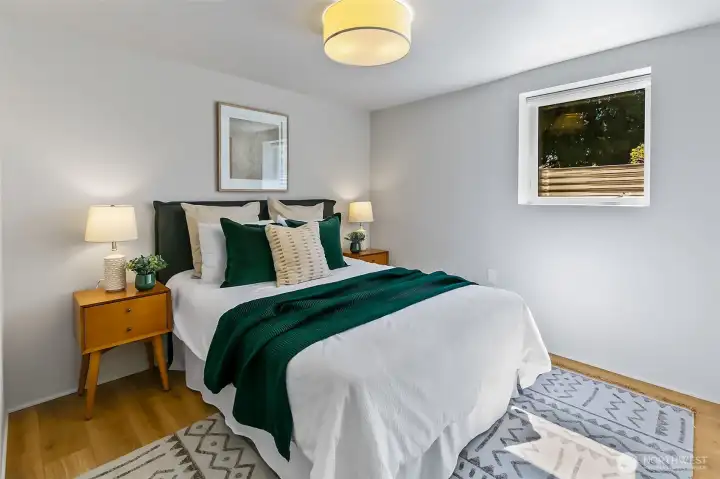 1 of 2 lower level bedrooms.