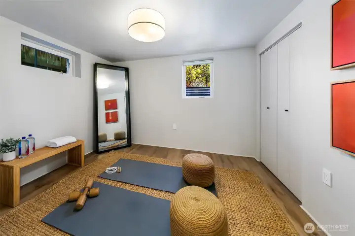 2 of 2 lower level bedrooms.