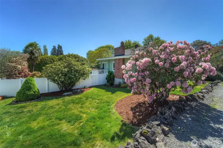 This beautiful double lot has room for multiple garden boxes!