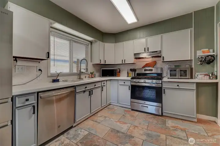 And of course, a gas stove