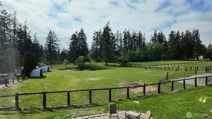 Fenced pasture