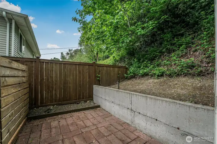 Private patio