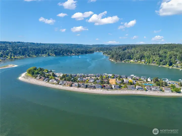 Whether arriving by yacht, hosting unforgettable waterfront gatherings, or simply enjoying a peaceful evening overlooking Miller Bay, this remarkable estate presents a rare opportunity to own one of Indianola's premier waterfront properties.