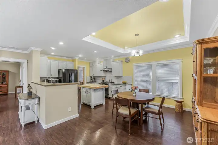 Desirable open floorplan.