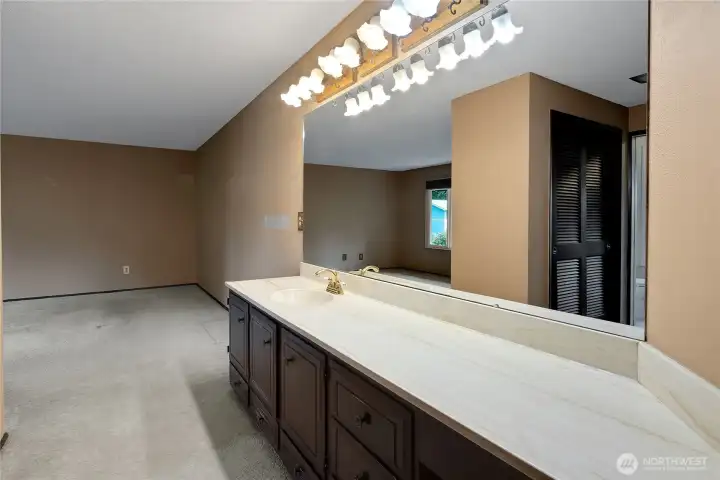 Primary bath vanity