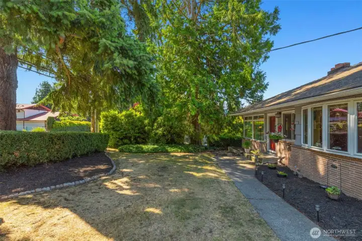 Perspective of your front yard / garden spaces. Perspective of your front yard / garden spaces.