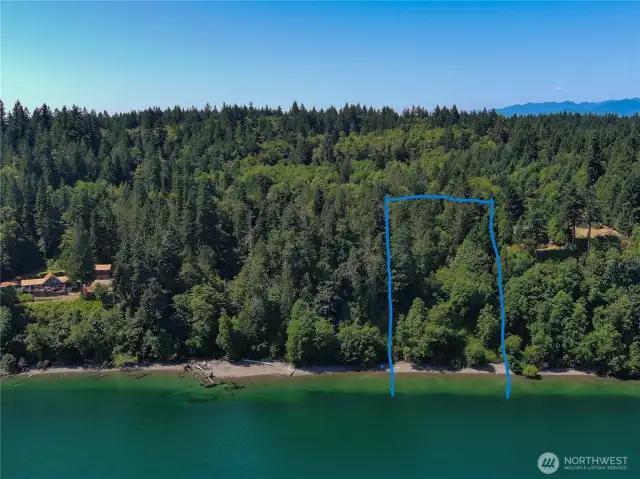 Approximate location of the property. Area of established homes.