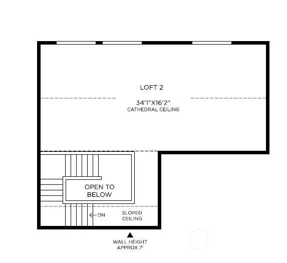 Floor plan layout used for illustrative purposes only. All designs, orientations, measurements, features, and available options will vary.