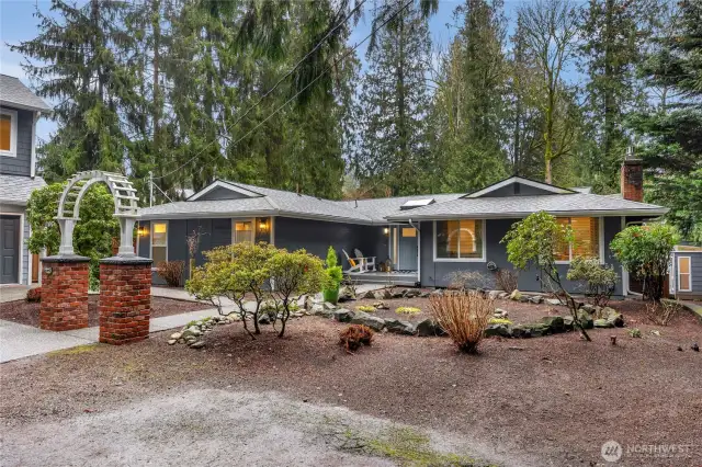 Charming exterior on this lovely Bothell home