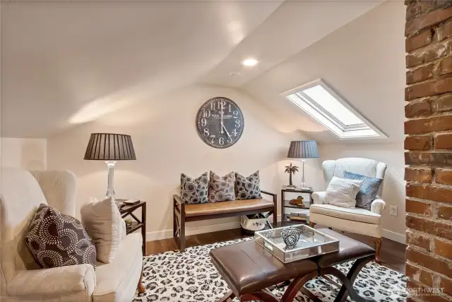 Upstairs sitting area.