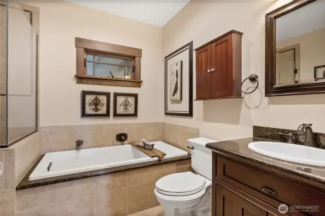 Nice updated bathroom.