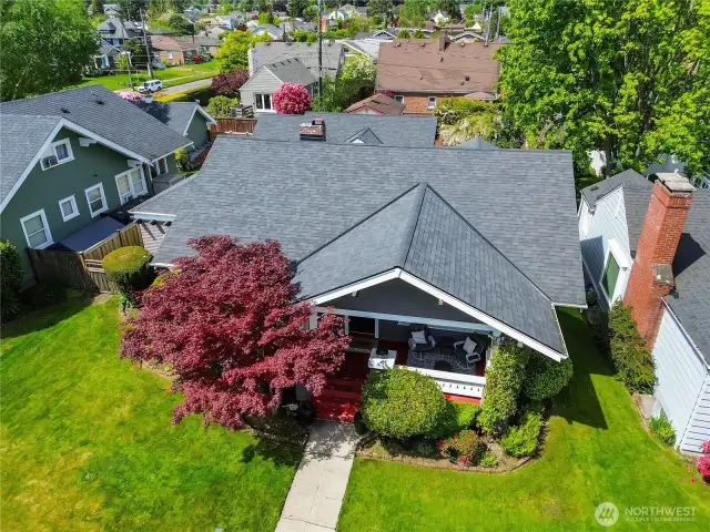Aerial of home.